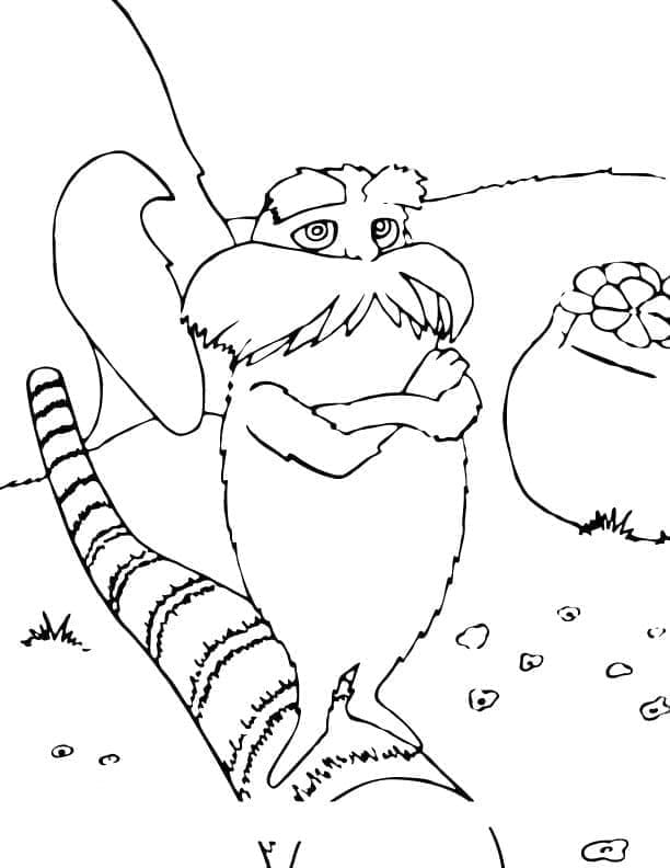 Gratis Lorax fargelegging