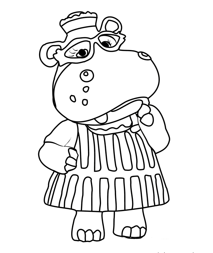 Hallie McStuffins fargelegging