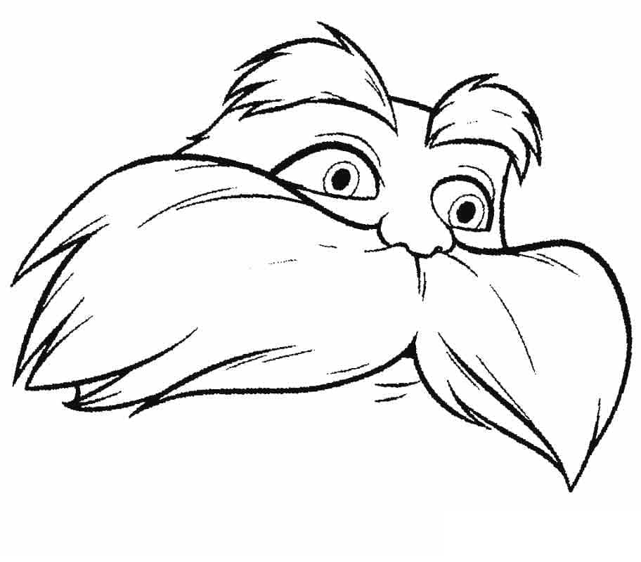 Lorax Gratis utskrivbar fargelegging
