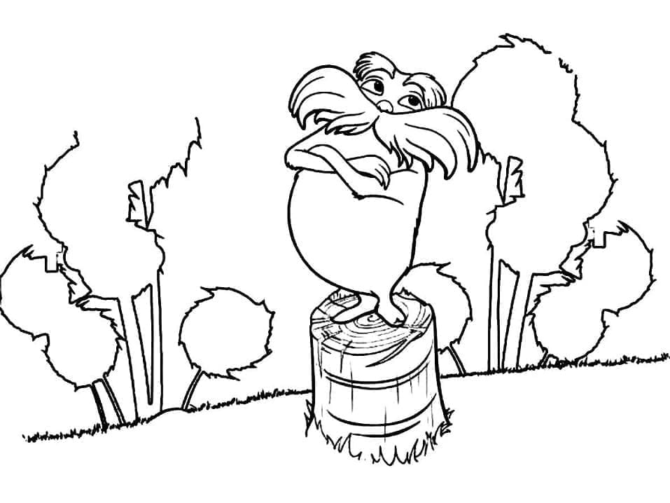 Lorax morsom fargelegging