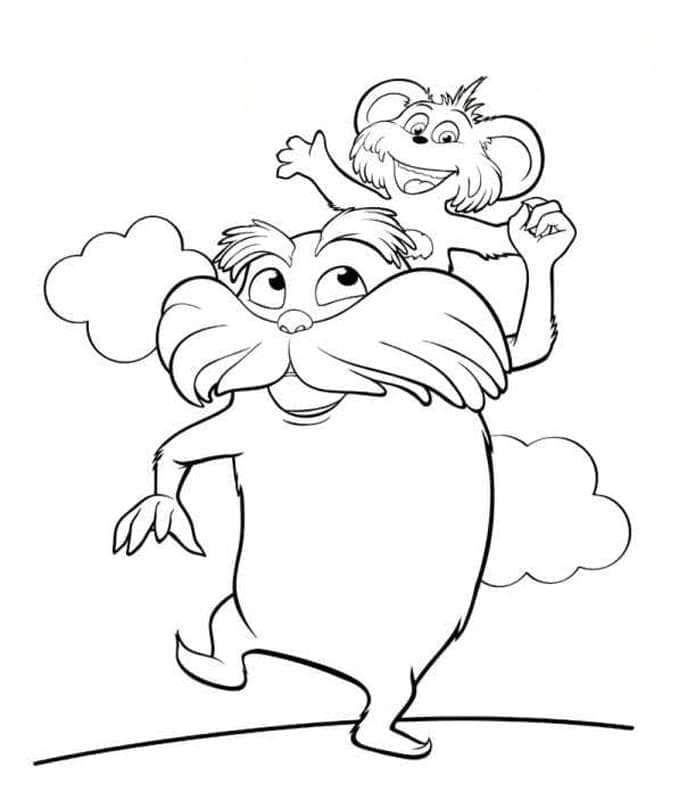 Lorax og Pipsqueak fargelegging