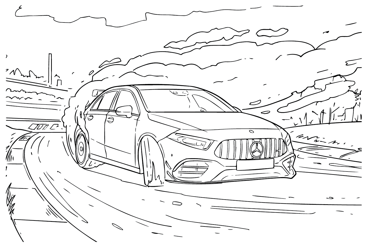 Mercedes-AMG GT Coupe fargeleggingsside