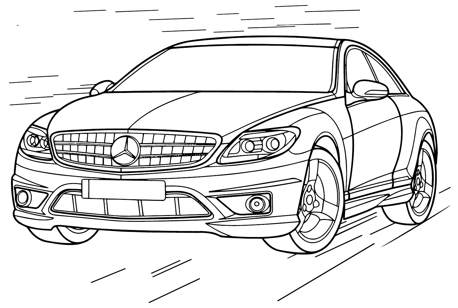 Mercedes-Benz CL-Class fargelegging