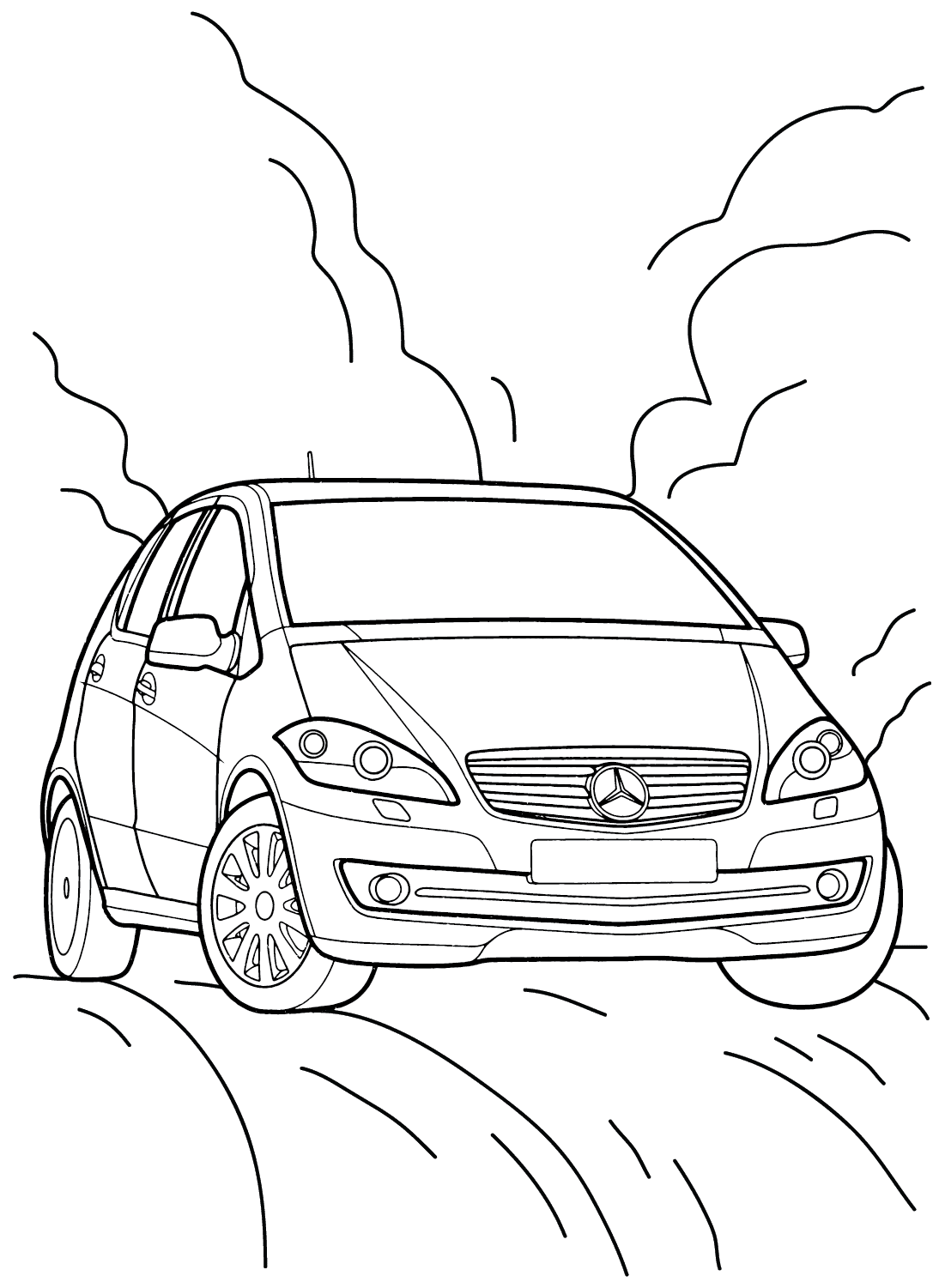 Mercedes-Benz CL-Class W216 fargeleggingsside
