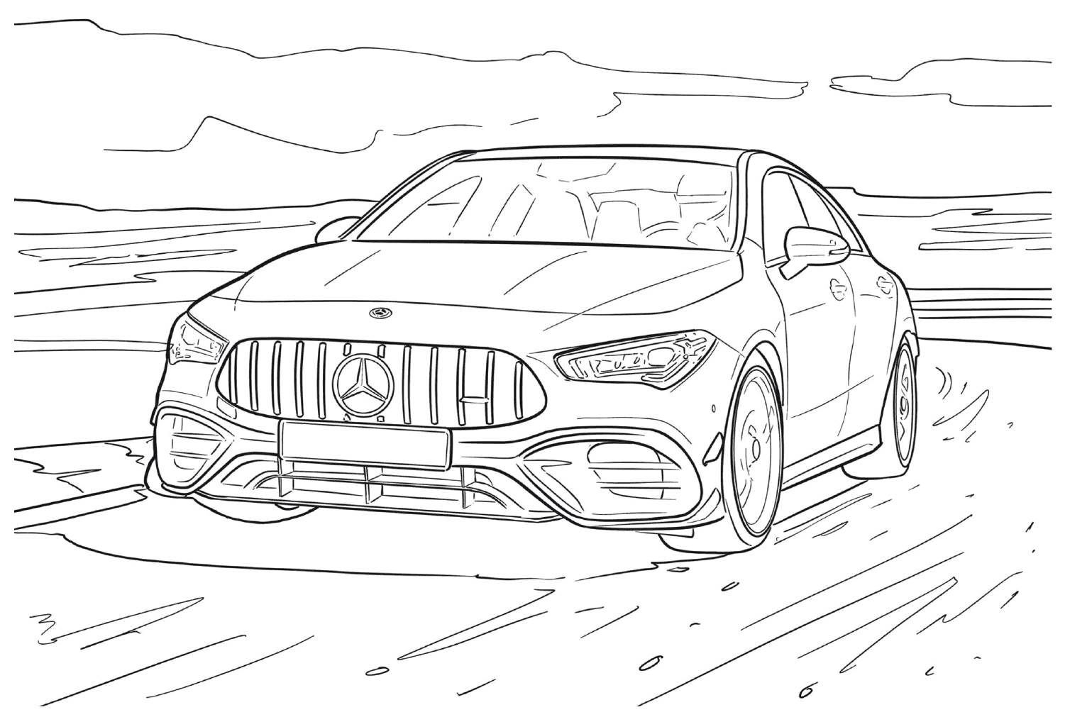 Mercedes-Benz GLE Coupe fargeleggingsside