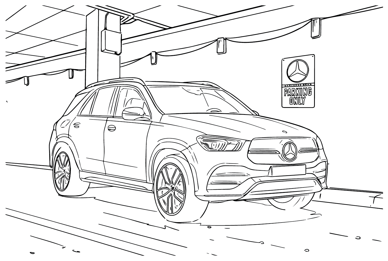 Mercedes Tegninger Til Fargelegging Mercedes Tegninger Til Fargelegging