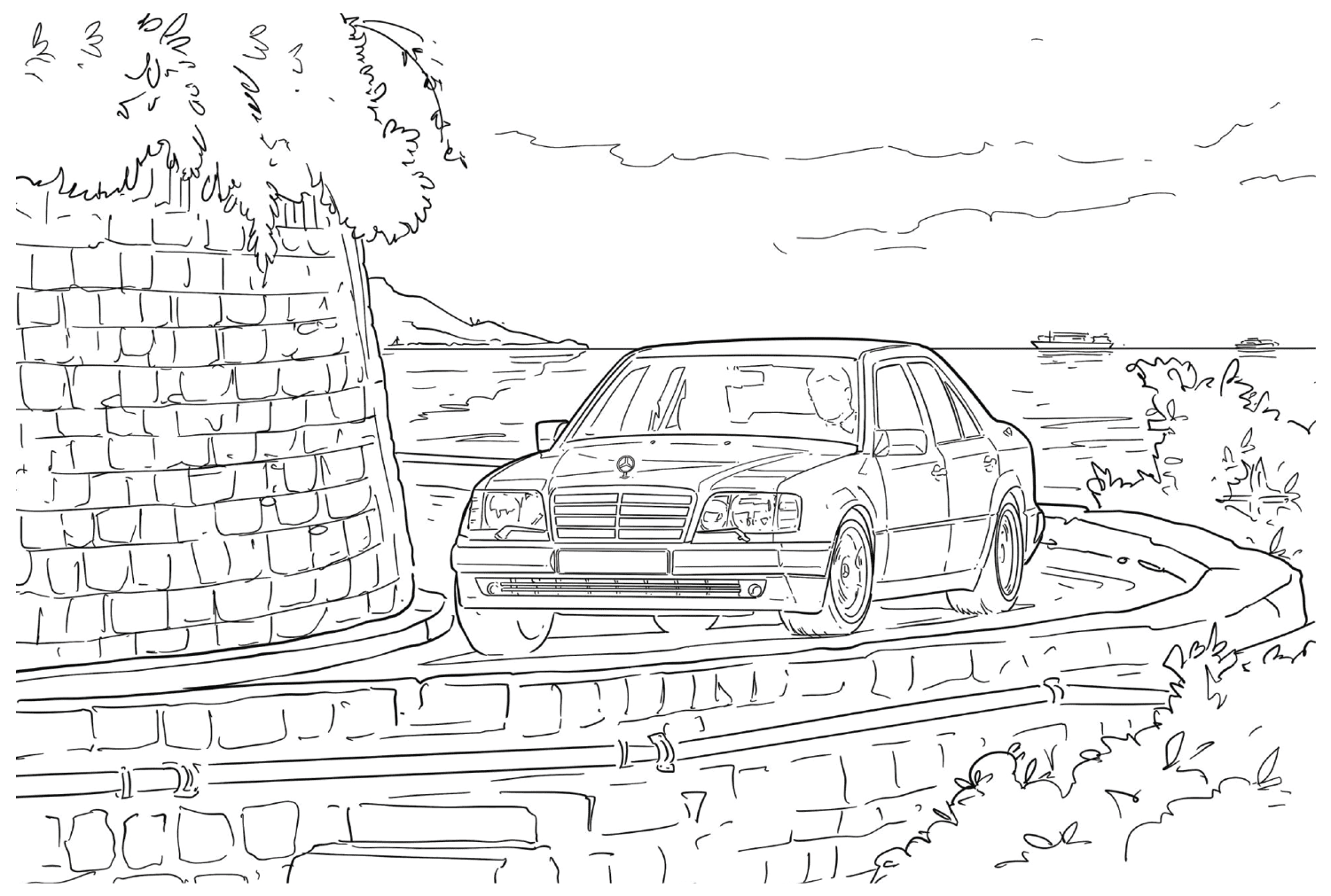 Mercedes-Benz S-Class Sedan Long fargelegging
