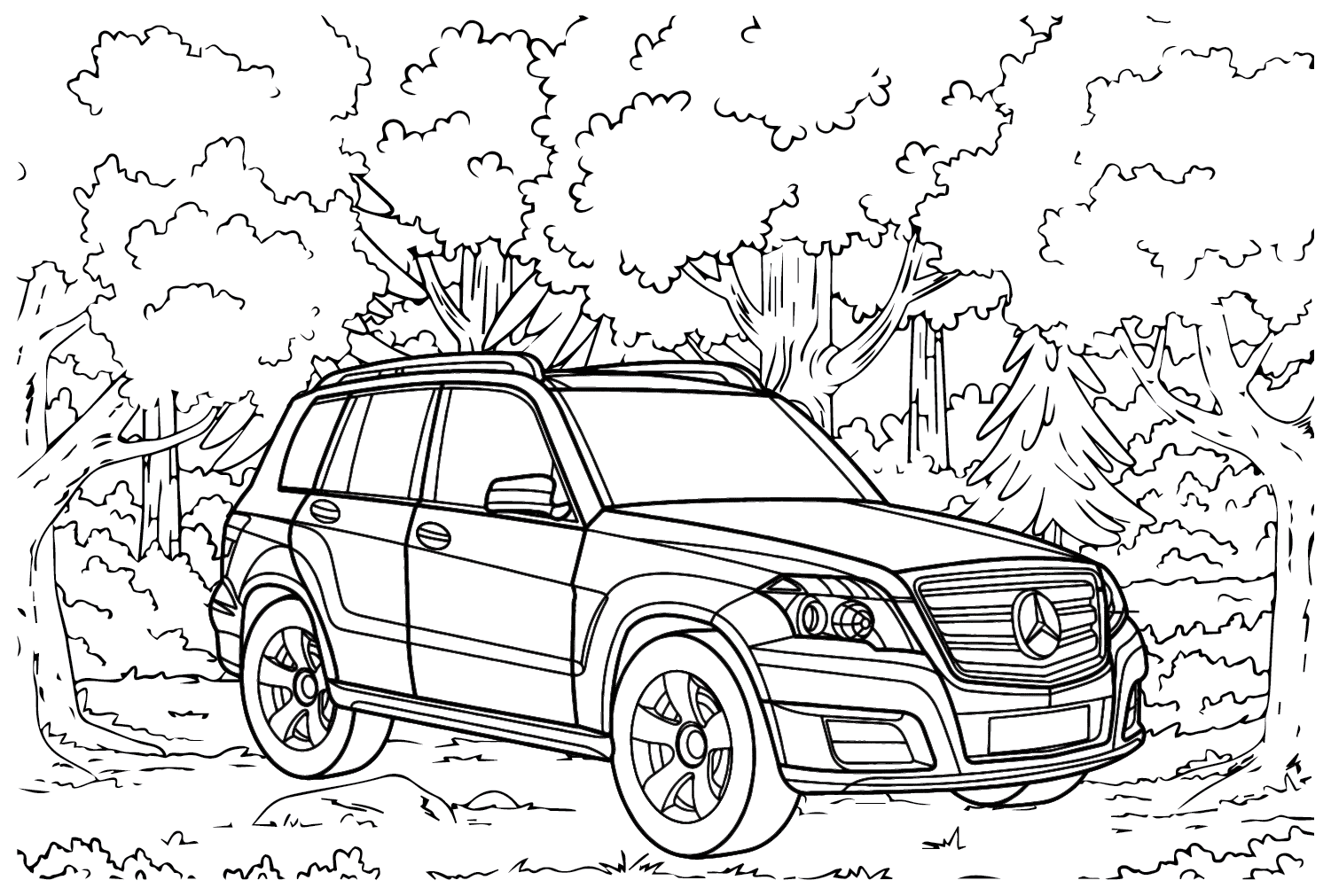 Mercedes GLK Class fargeleggingsside