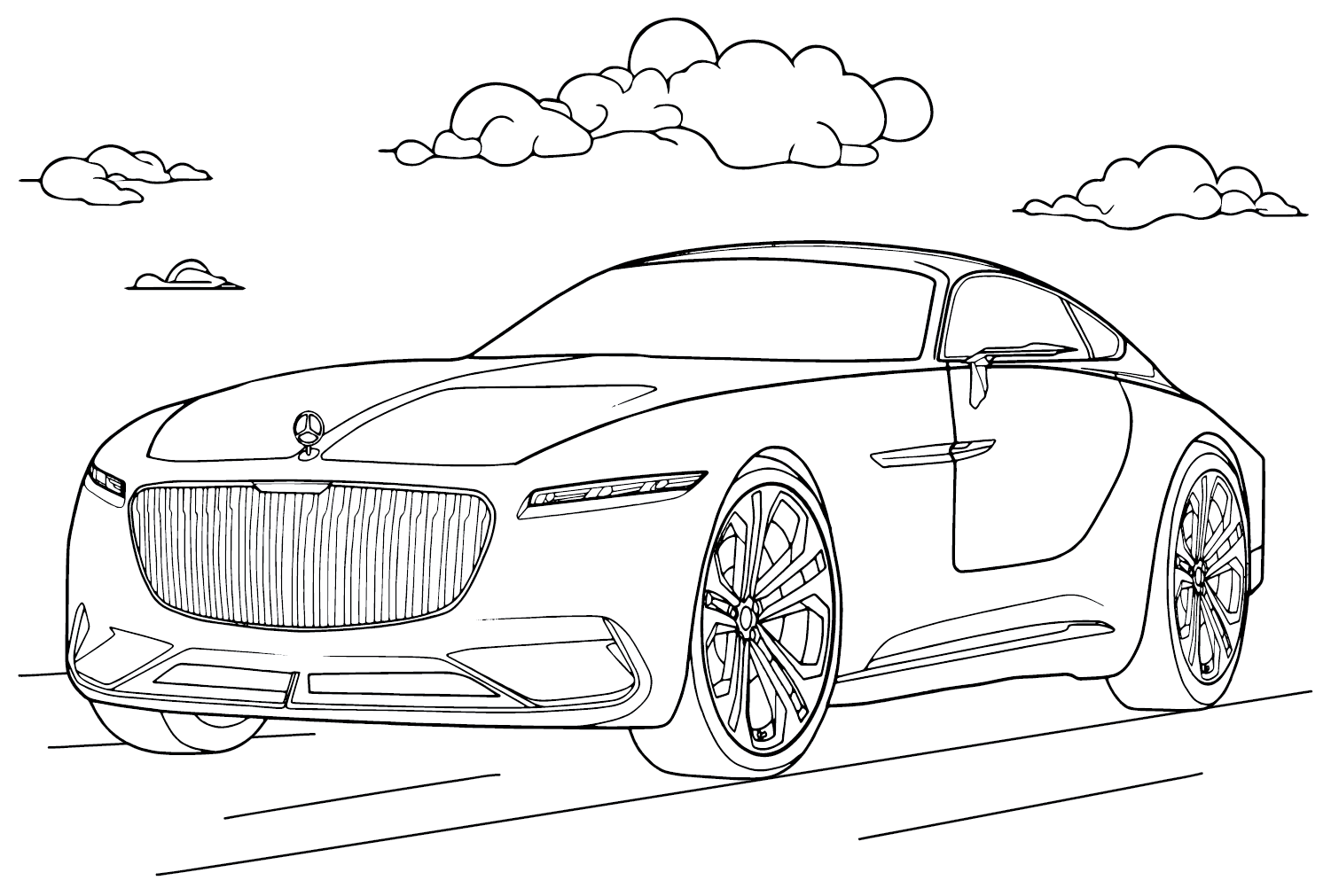Mercedes Maybach S-Class fargeleggingsside