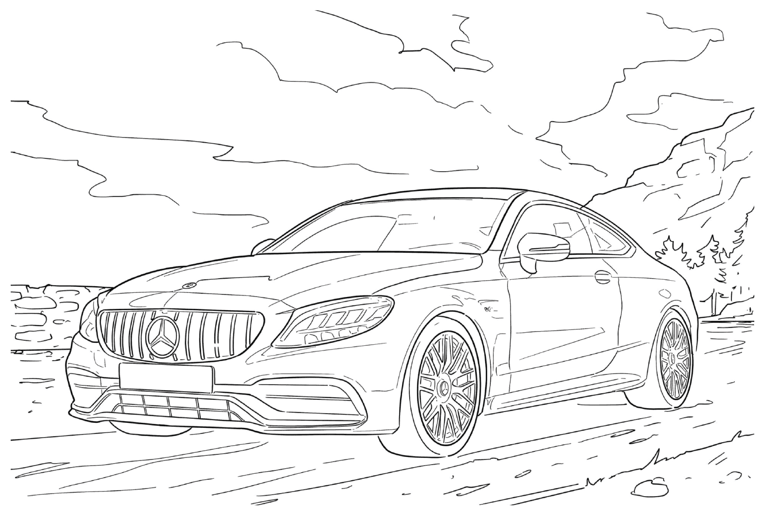 MercedesMercedes AMG GT-63 fargeleggingsside