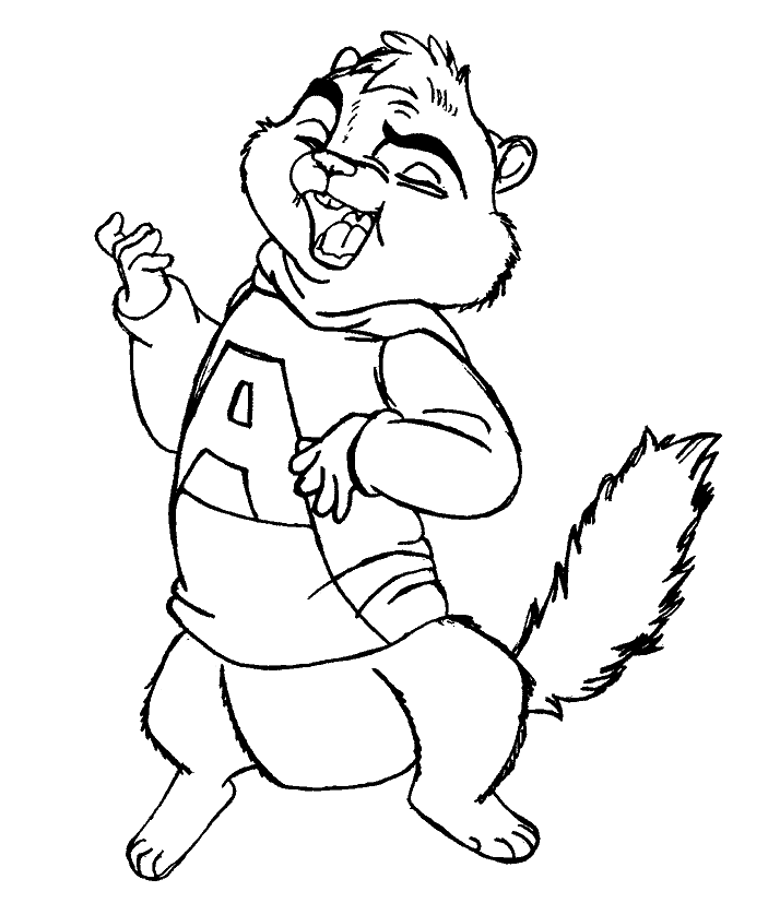 Morsom Alvin fargelegging