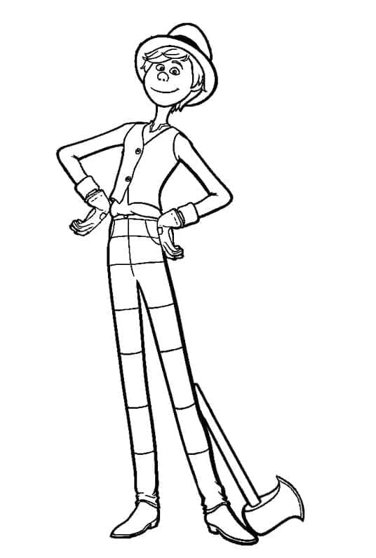 Once-ler fra Lorax fargelegging