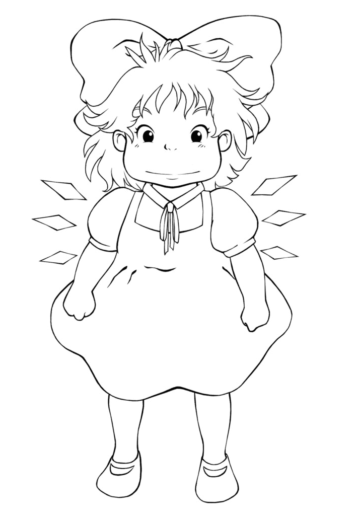 Pen Ponyo fargelegging