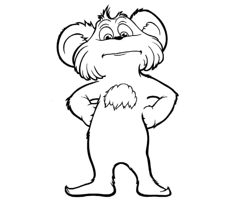 Pipsqueak fra Lorax fargelegging