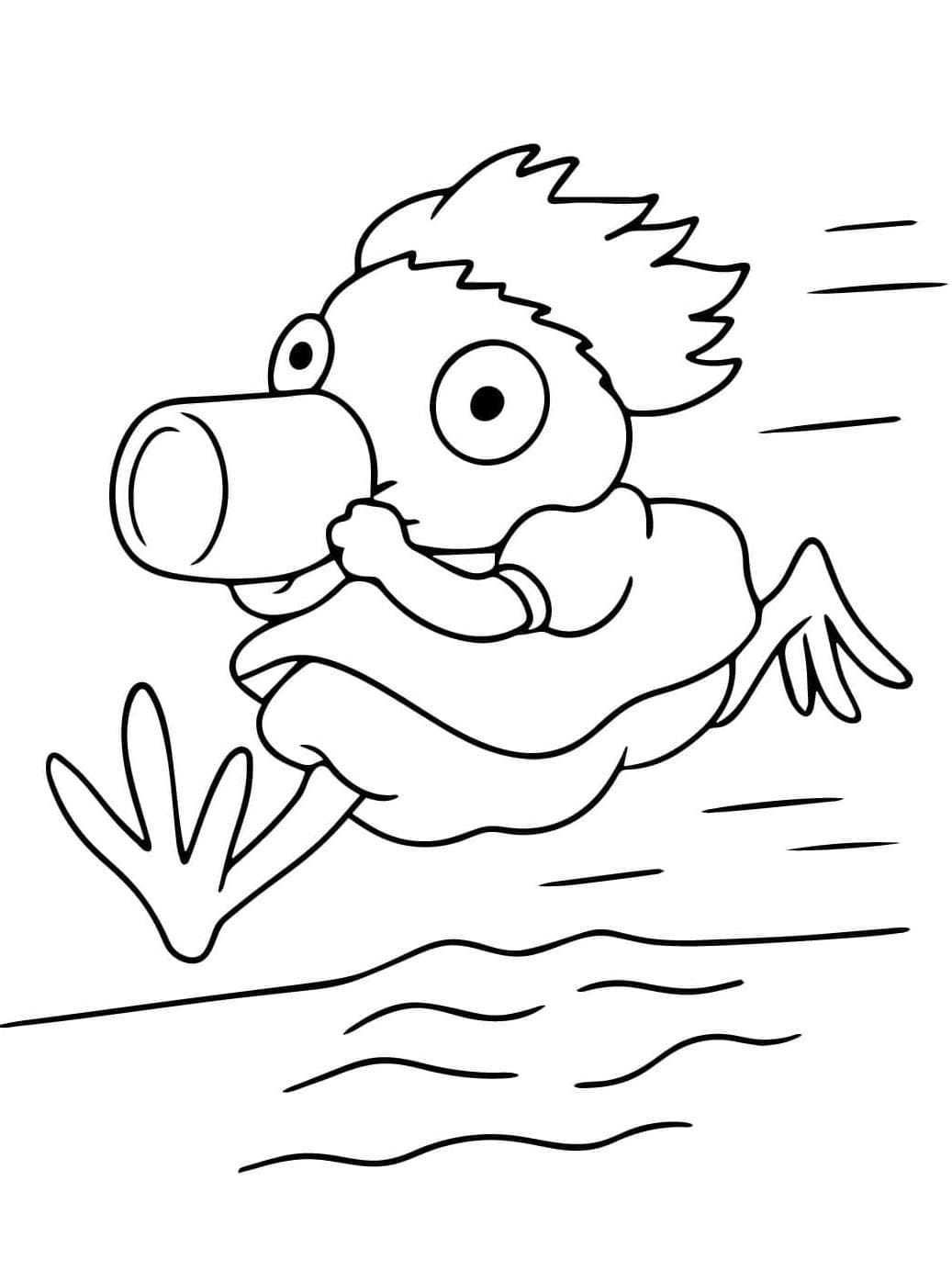 Ponyoløping fargelegging