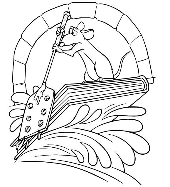 Rottatouille Rémy Roing fargelegging