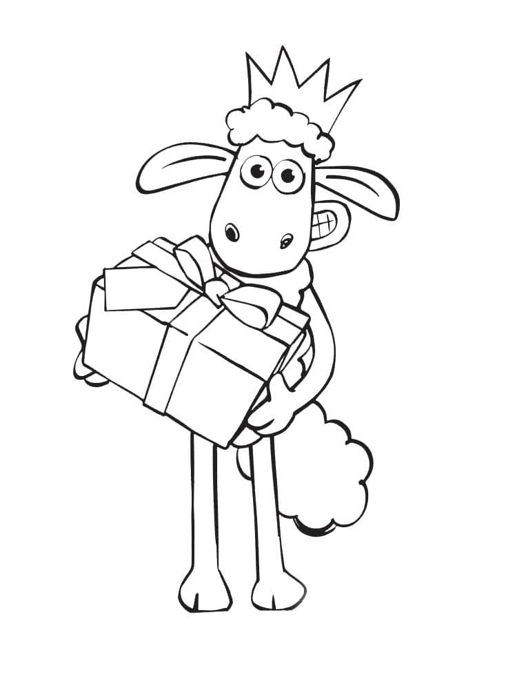 Sauen Shaun-gave fargelegging
