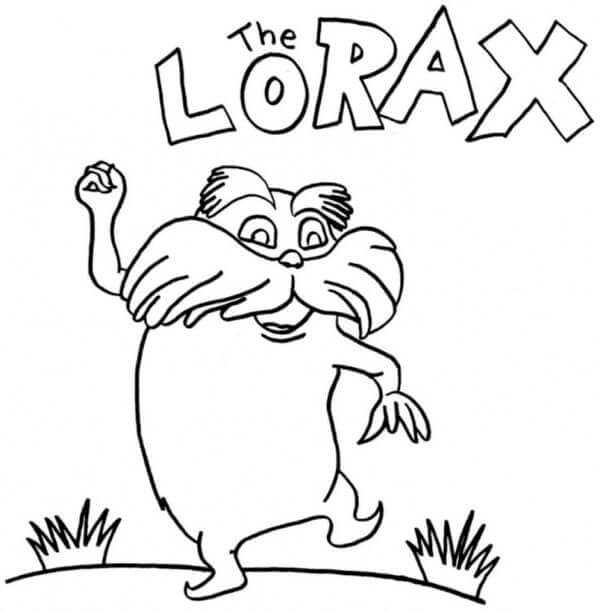 Skogånd Lorax fargelegging