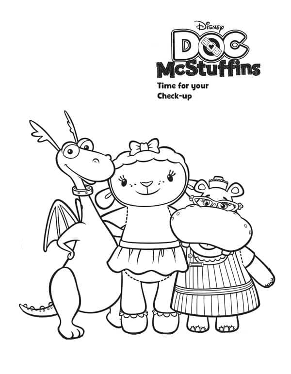 Doktor McStuffins fargelegging