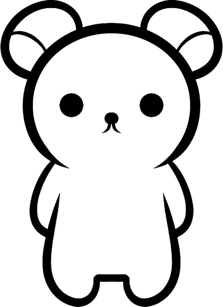 Veldig søt Rilakkuma fargelegging