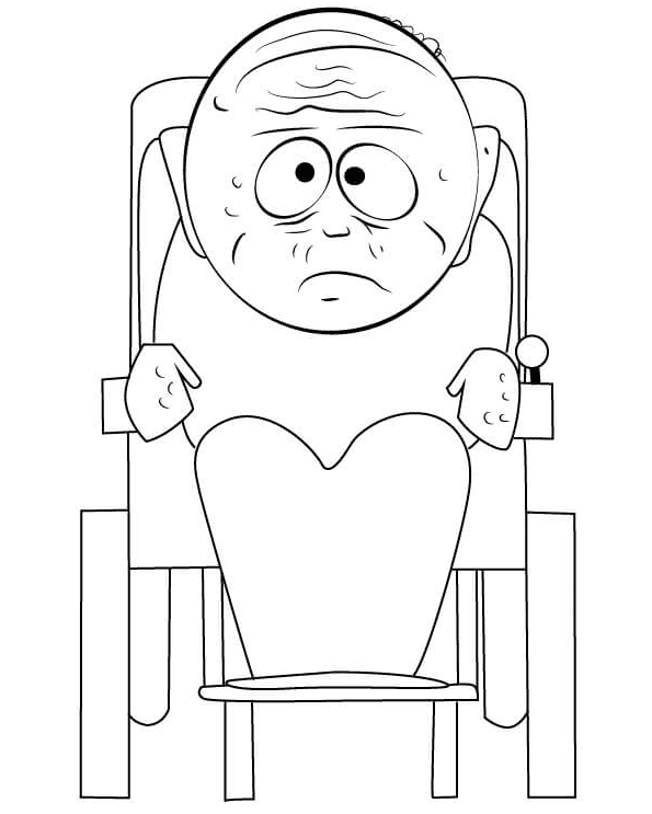 Grandpa Marvin Marsh fargelegging