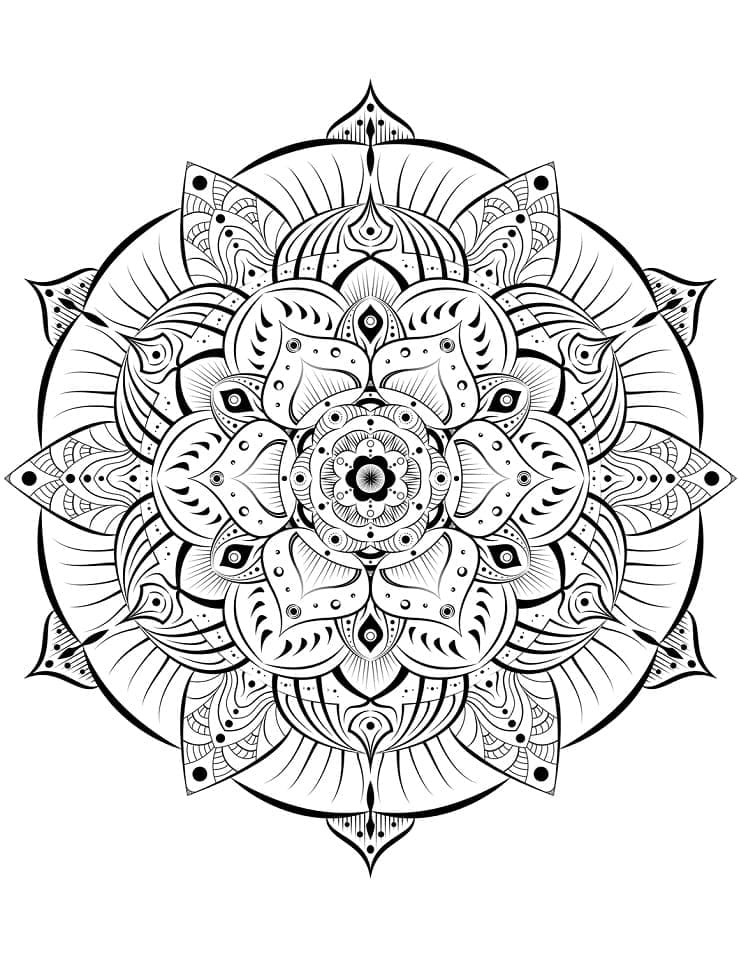 Bella Mandala fargelegging