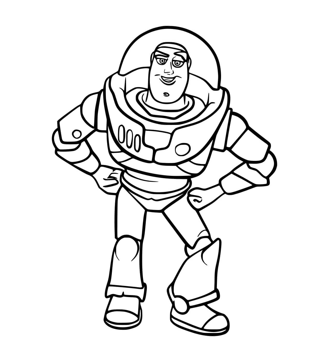 Buzz Lightyear Enkel fargelegging