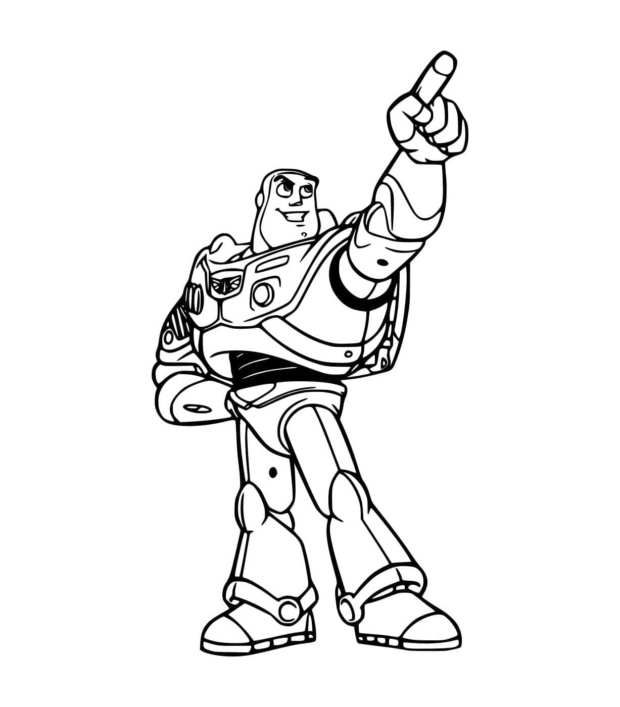 Buzz Lightyear show fargelegging
