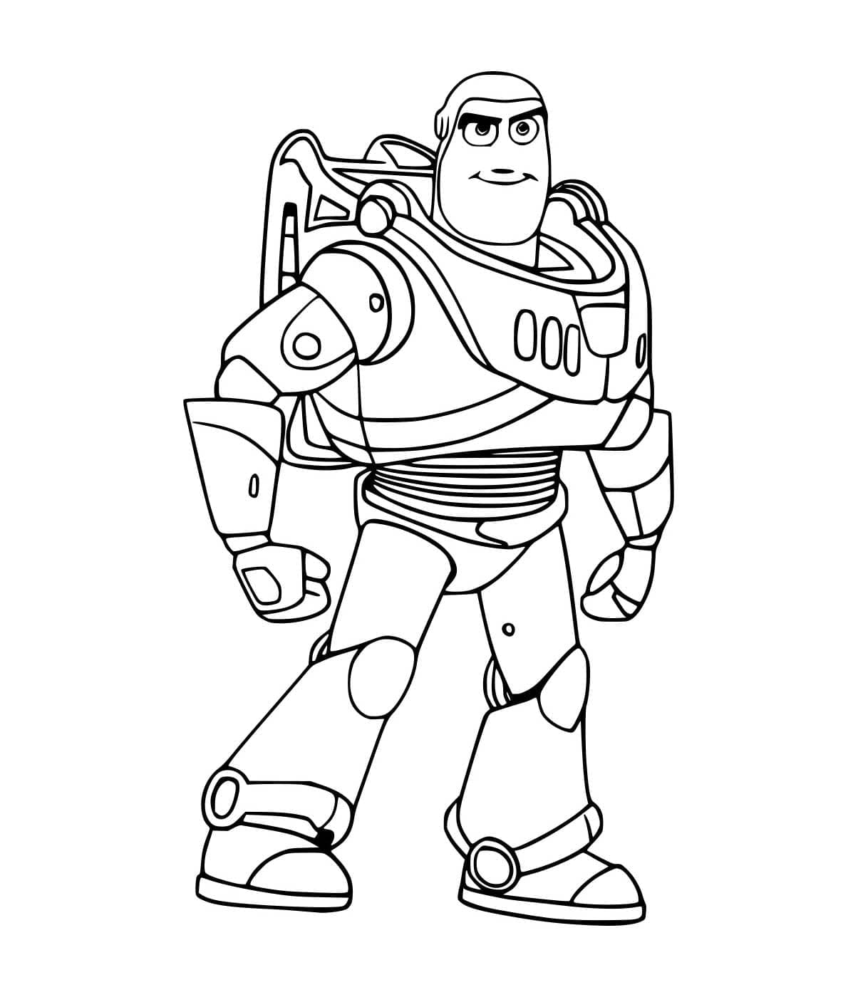 Buzz Lightyear smiler fargelegging