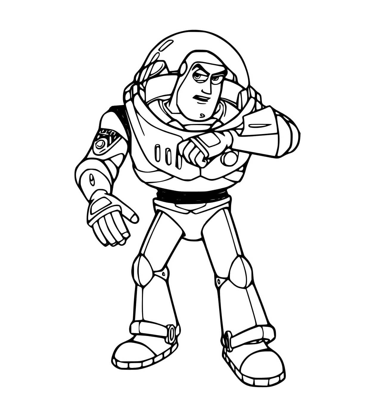 Buzz Lightyear snakker fargelegging