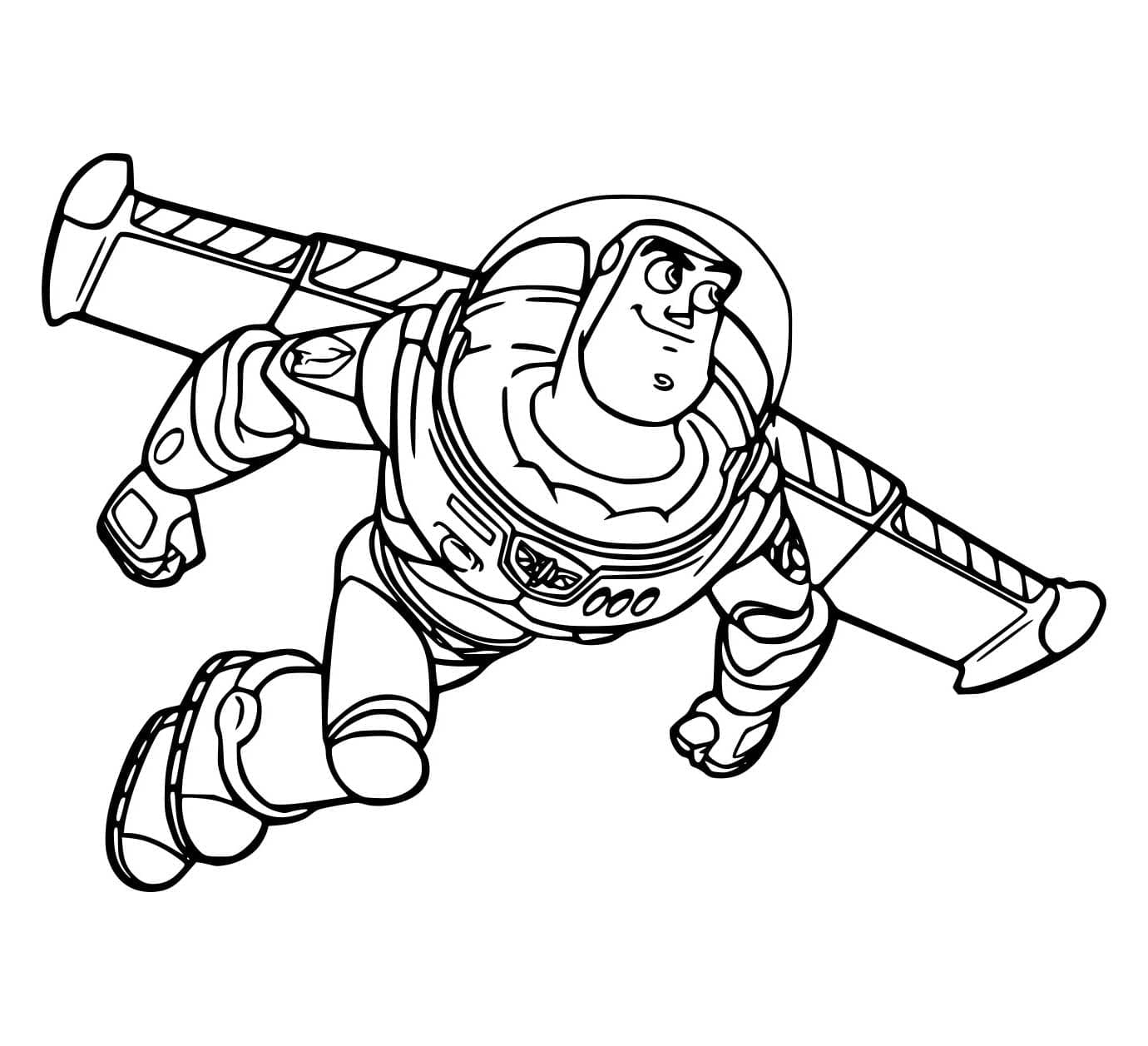 Buzz Lightyear tar av fargelegging