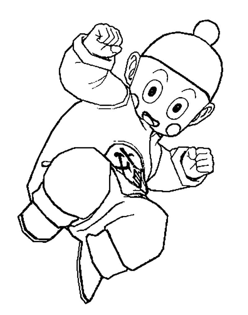 Chiaotzu i Dragon Ball Z fargelegging