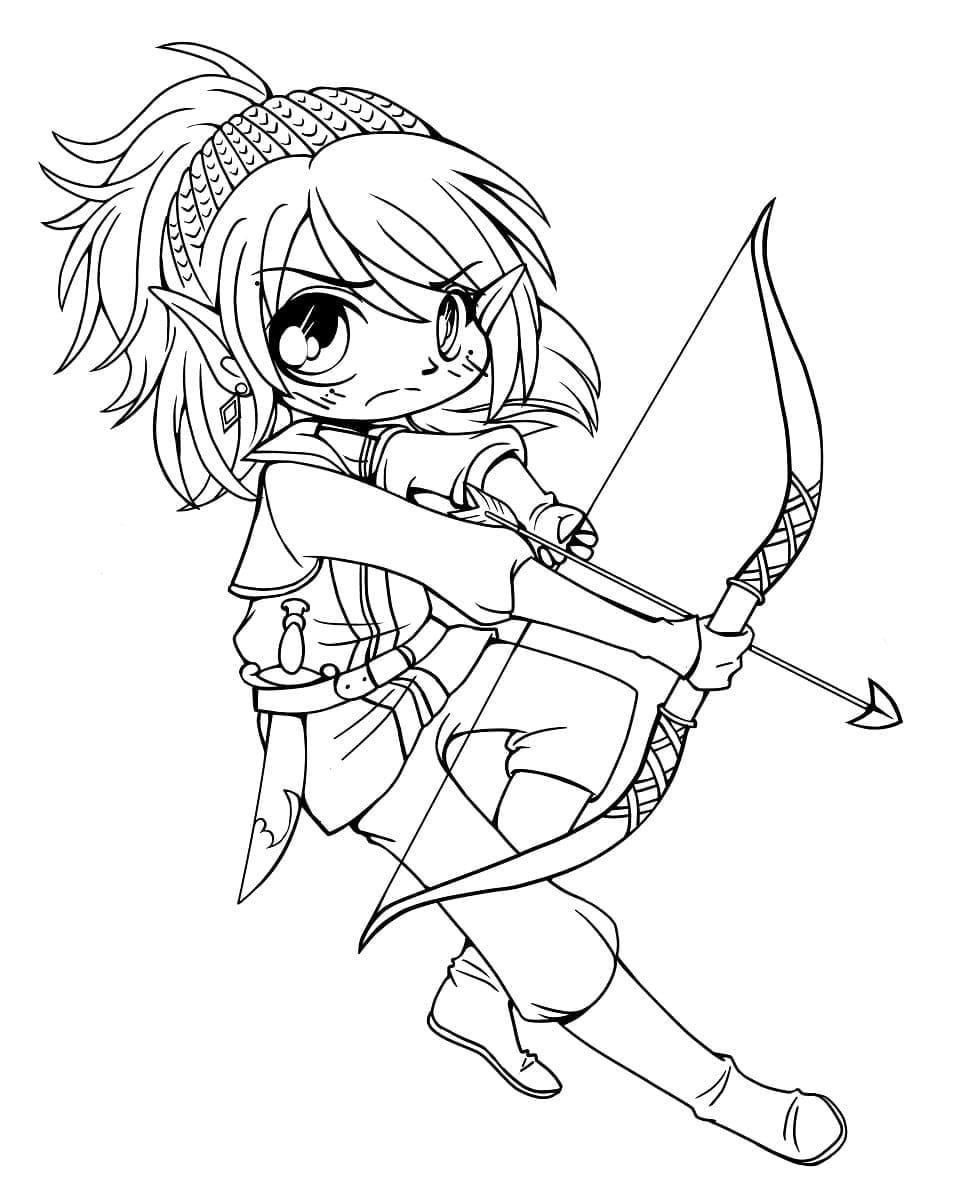 Chibi Alvejente fargelegging