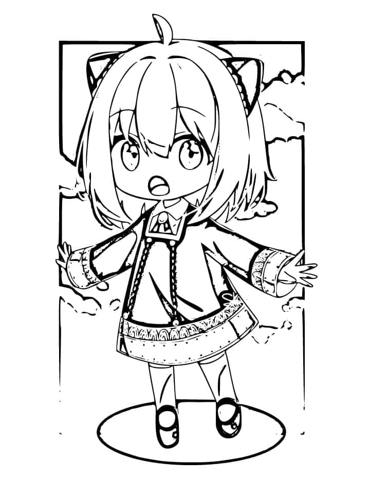 Chibi Anya Forger fargelegging