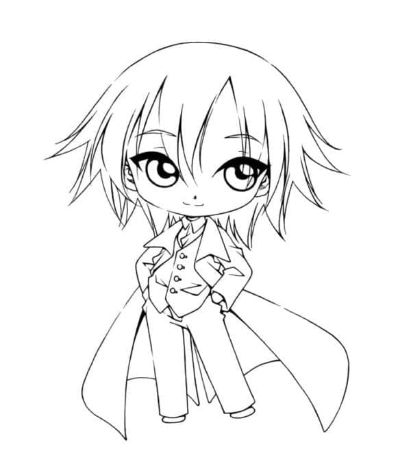 Chibi-gutt fargelegging