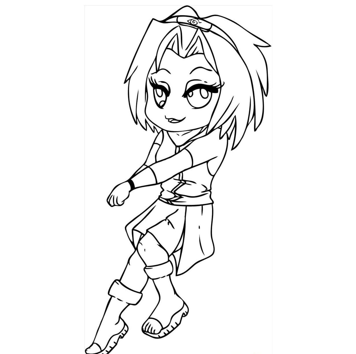 Chibi Sakura fargelegging