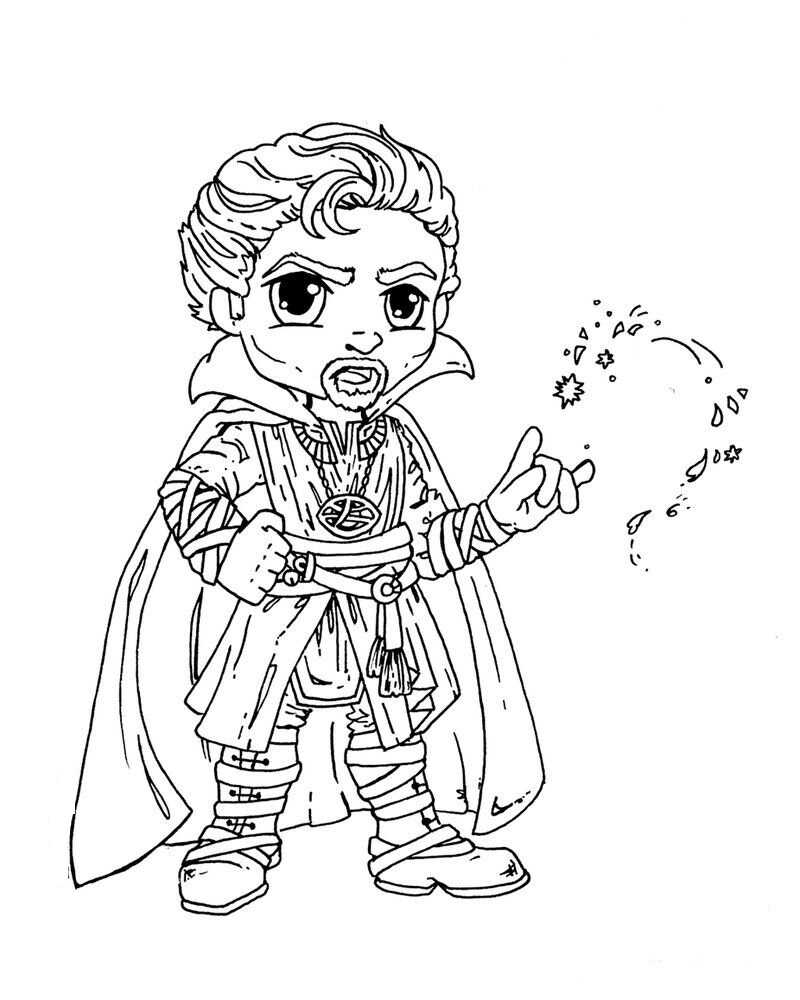 Chibi søt Dr fargelegging