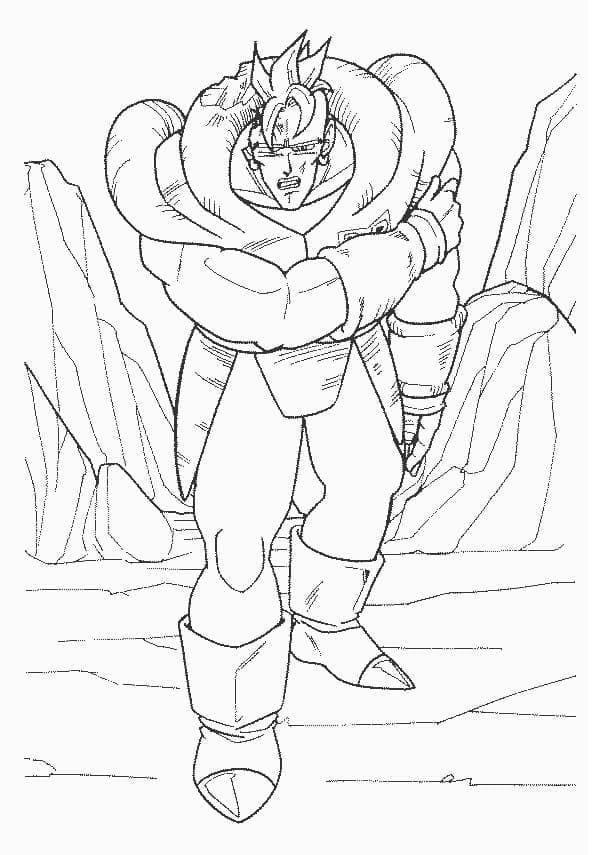 Dragon Ball Z Android 16 fargelegging