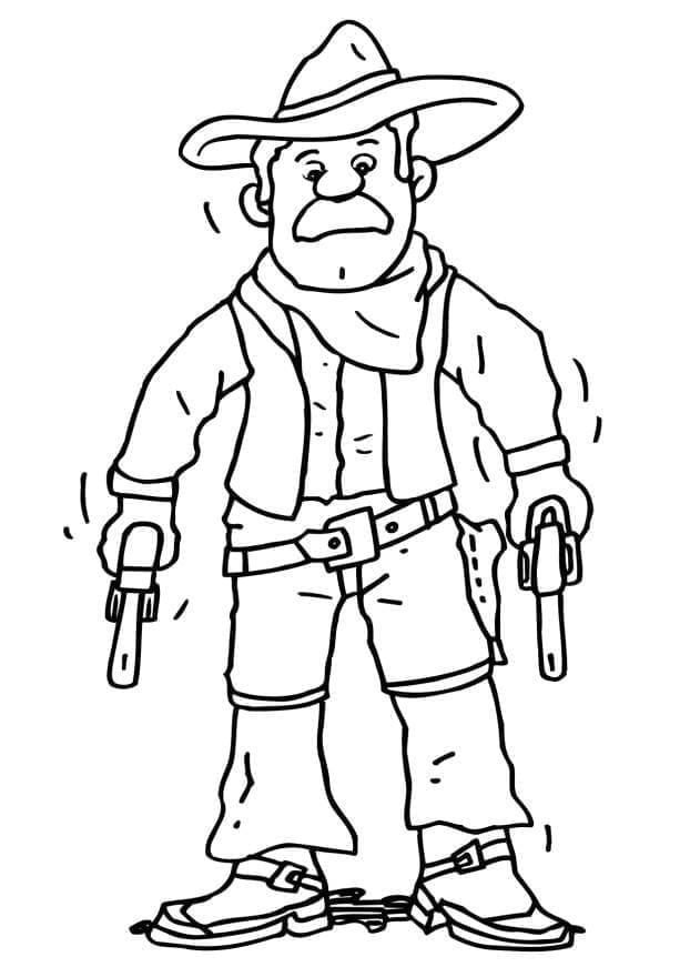 Gammelmann Cowboy fargelegging