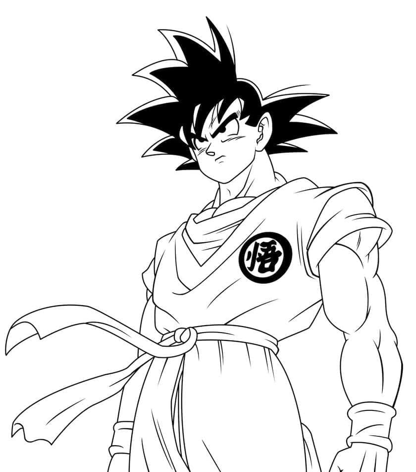 Goku Dragon Ball fargelegging