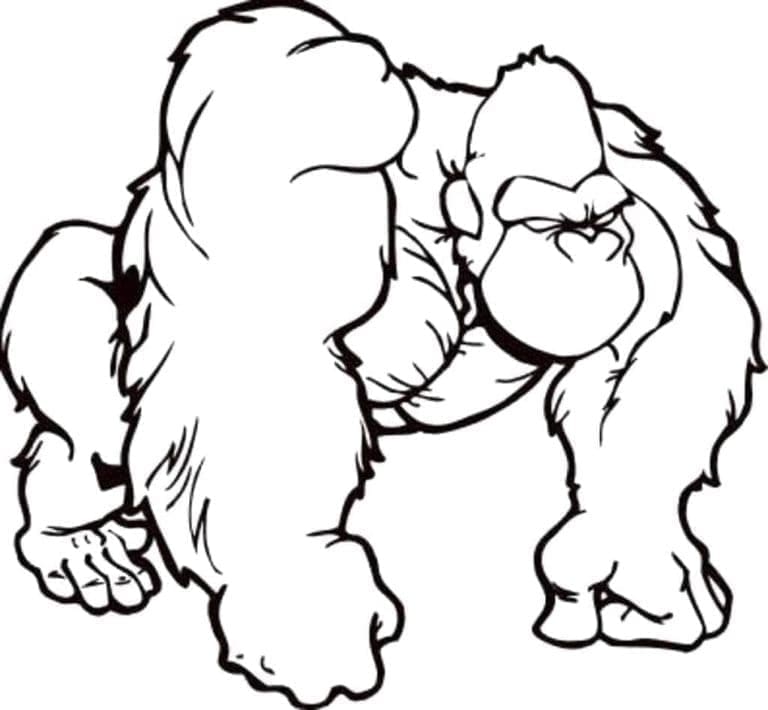 Gorillagiganten fargelegging