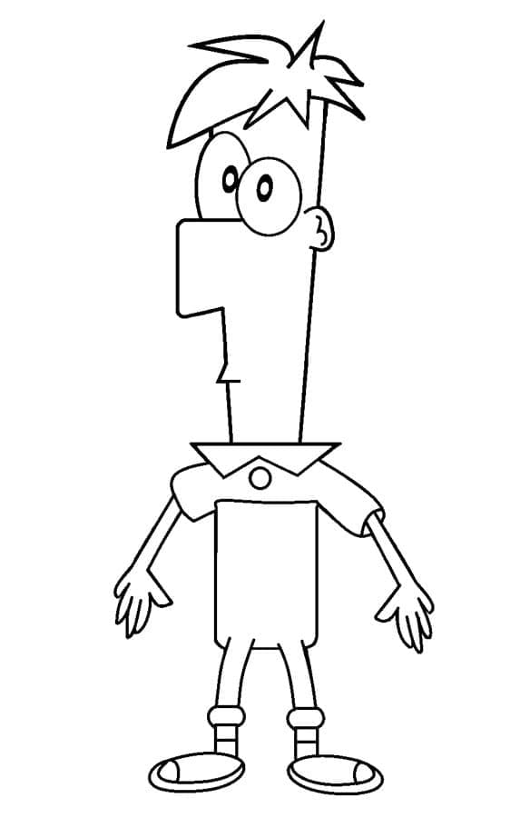 Gratis Phineas og Ferb fargelegging