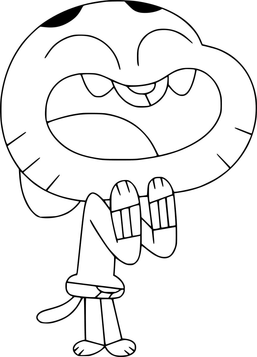 Gumball ler fargelegging