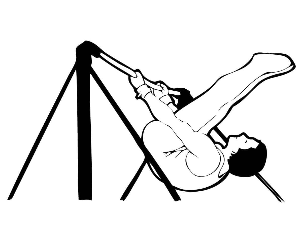 Gymnastikk Høystang fargelegging