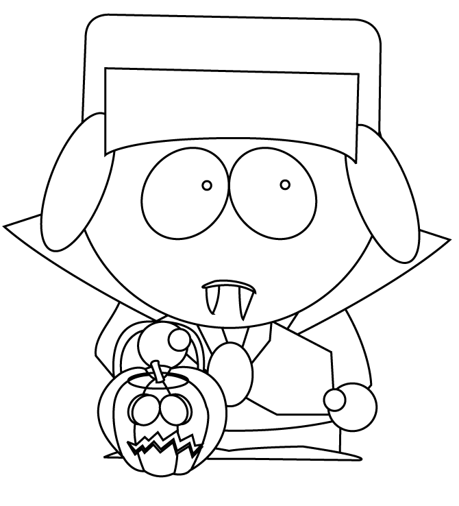 Halloween Kyle Broflovski fargelegging