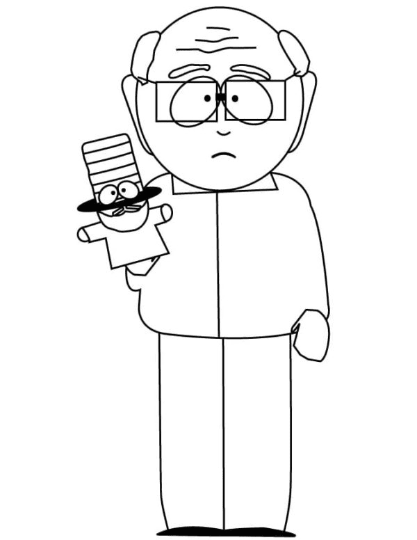 Herbert Garrison fra South Park fargelegging