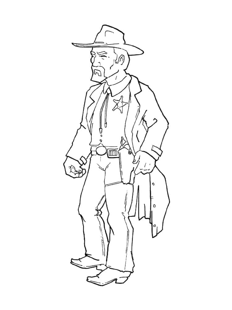 Kul cowboy fargelegging