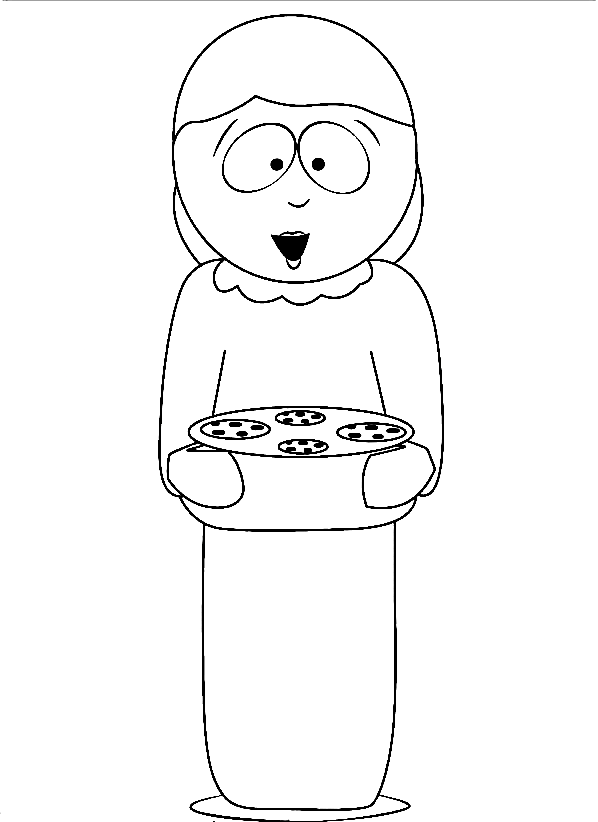 Liane Cartman fra South Park fargelegging