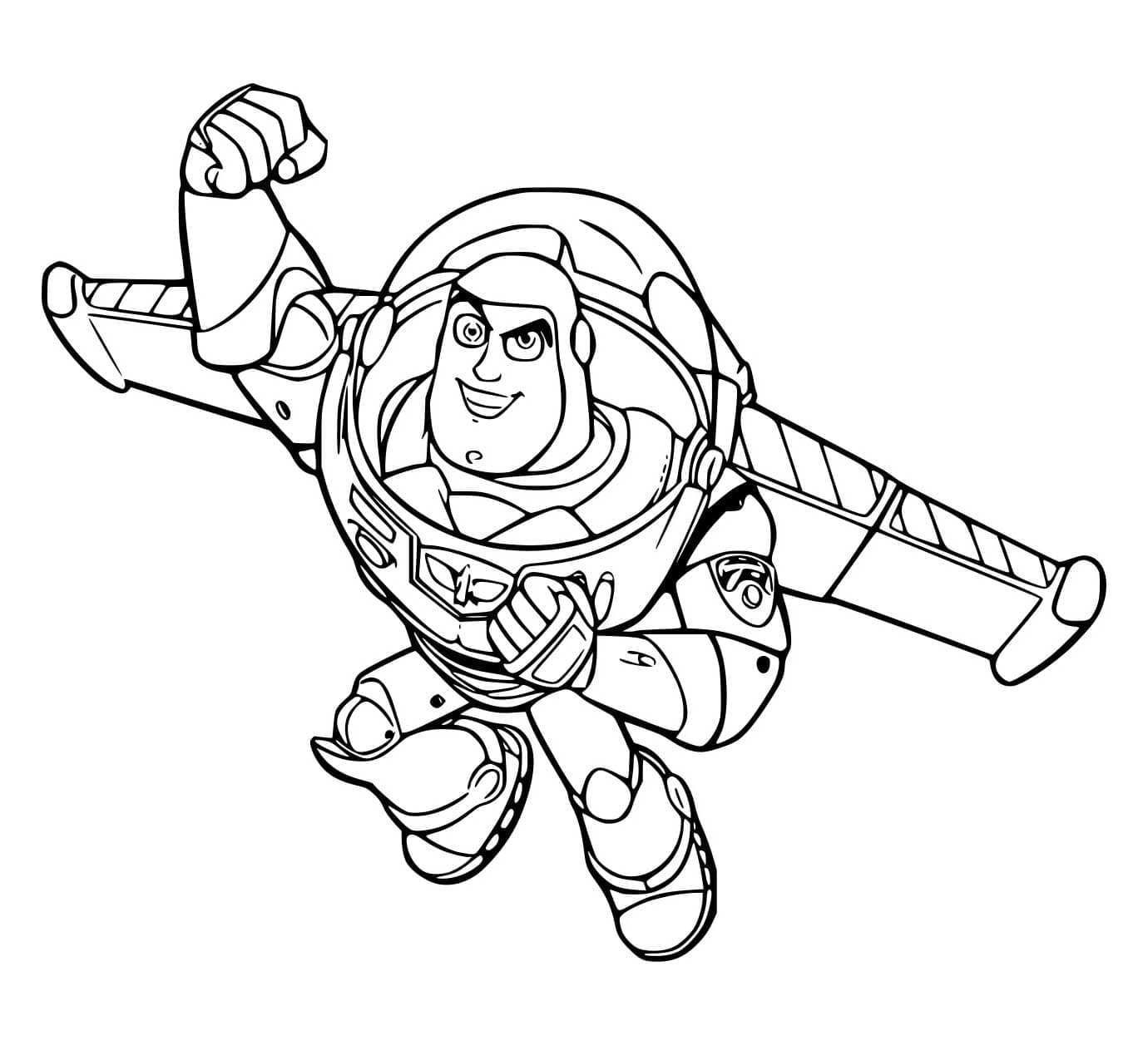 Lykkelig Buzz Lightyear fargelegging