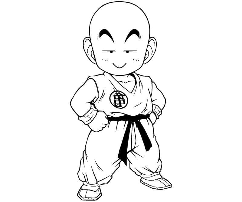 Morsom Krillin fargelegging